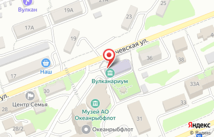 Резиденция Деда Мороза в Петропавловске-Камчатском на карте