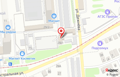 Центр подбора автоэмалей на улице Дежнева на карте