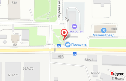 Продуктовый магазин в Красноярске на карте