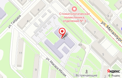 Детский сад №28 комбинированного вида в Пролетарском районе на карте