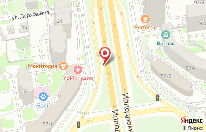 Автоцентр С-Авто-М на Ипподромской улице на карте
