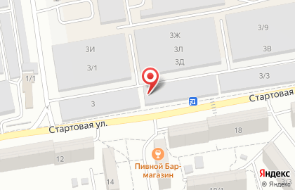 Торгово-сервисная компания Альфа Инжиниринг на Стартовой улице на карте