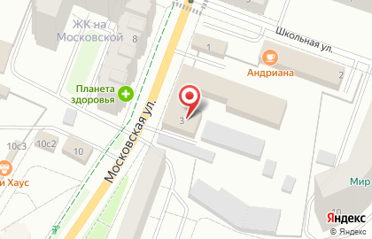 Языковая школа Lancman School на Московской улице, 3 на карте