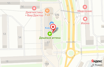 Дешевая аптека в Абакане на карте