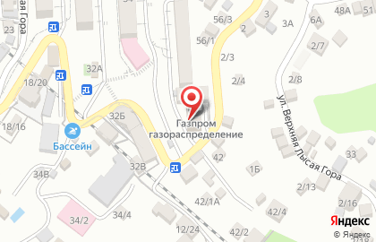 Столовая в Сочи на карте