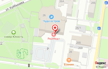 Строительная компания Вектор в Железнодорожном районе на карте