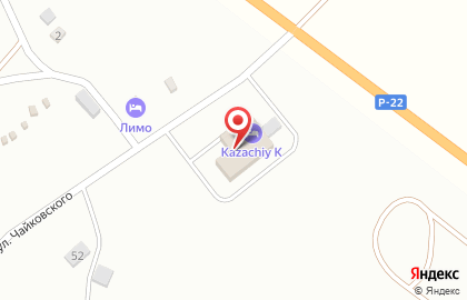 Мотель Лимо, на карте