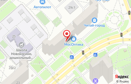 ОДС Жилищник района Новокосино на Новокосинской улице, 27 на карте