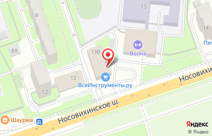 Банкомат МКБ на Носовихинском шоссе, 13в в Реутове на карте