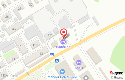 Гостиница Надежда, гостиница на улице 3 Интернационала на карте