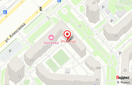 Агентство недвижимости Приоритет на улице Алексеева на карте