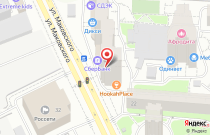 Супермаркет здорового питания ВкусВилл на улице Маковского на карте