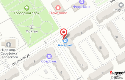 Маркет А на карте