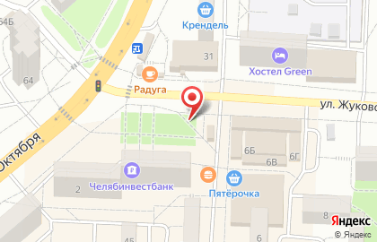 Продукты на улице Жуковского на карте