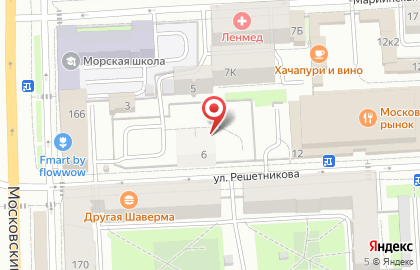 ЛенЦемент на улице Решетникова на карте