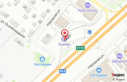 АЗС Лукойл в Ростове-на-Дону на карте