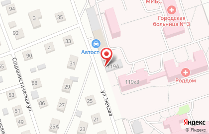 Автосервис в Оренбурге на карте