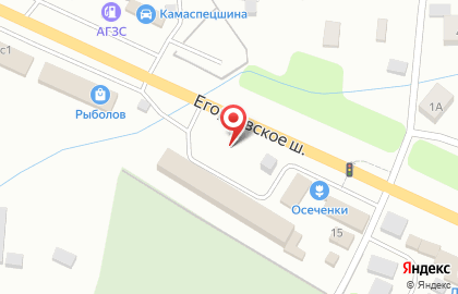 Киоск по продаже мясной продукции, д. Осеченки на карте
