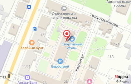 Универсальный магазин Лидер на карте