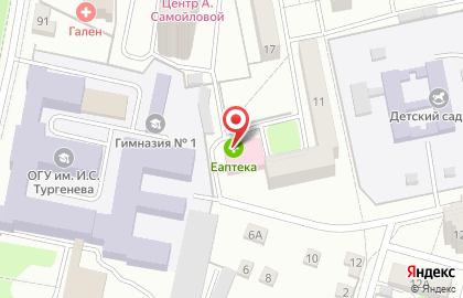 Аптечный пункт Сбер Еаптека в Заводском районе на карте