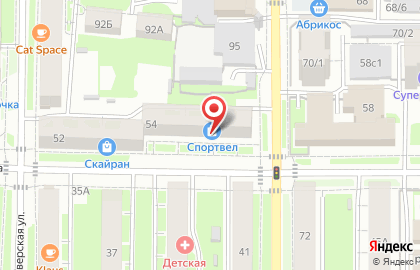 ТЦ Старт в Томске на карте