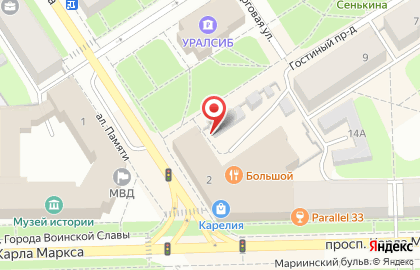 Салон кухонной мебели CUCINA на улице Кирова на карте