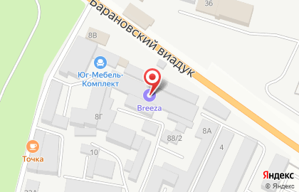 Транспортная компания ЖелдорАльянс на Кипарисовой улице на карте