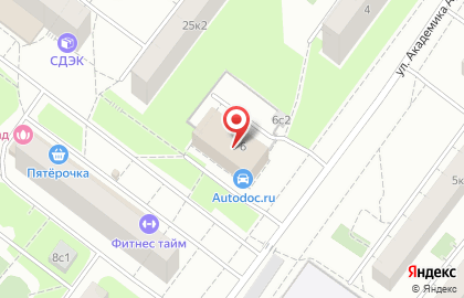 Юридическая компания Сальдо Фаворит на улице Академика Арцимовича на карте