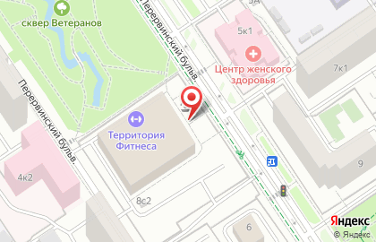 Служба курьерской доставки СберЛогистика на Перервинском бульваре на карте