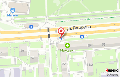 Пункт быстрого питания Русский аппетит на улице Гагарина, 55/4б киоск на карте