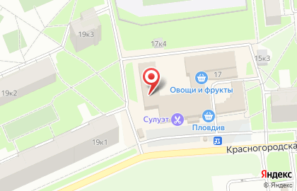 Магазин стройхозтоваров на Красногородской улице на карте