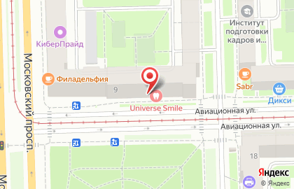 Надежда, Московский район на карте