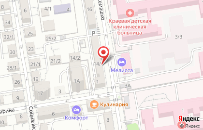 Супермаркет Пятёрочка на улице Гагарина на карте