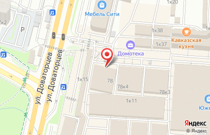 Торговый комплекс Мега дом 1 на улице Доваторцев на карте