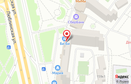 Автомагазин Би-би в Марьино на карте