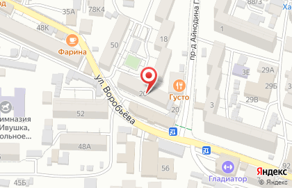 Служба заказа легкового транспорта Анжи в Хасавюрте на карте