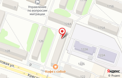 Магазин чая и кофе на Крестовой улице на карте