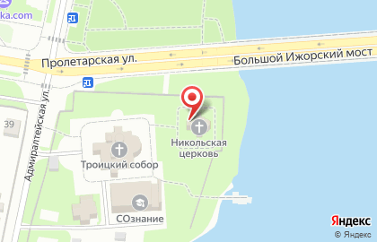 Церковь святителя Николая Чудотворца на Пролетарской улице на карте