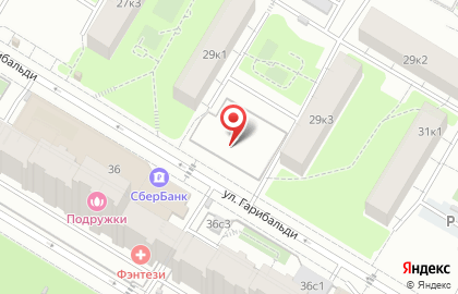 Удобный магазин Магнолия на улице Гарибальди, 29 к 4 на карте