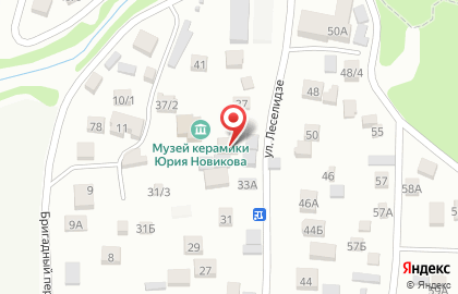 Дом-музей керамики и живописи Юрия Новикова на карте