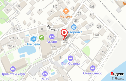 Столовая Эллада в Лазаревском районе на карте