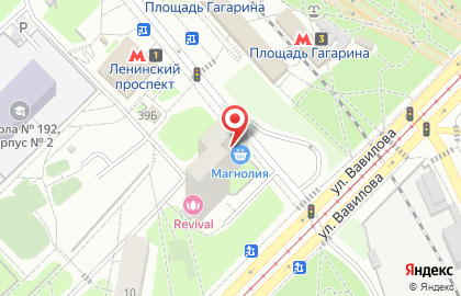 Киоск по продаже фруктов и овощей, Гагаринский район на улице Вавилова на карте