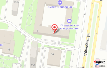 Сауна Амакс Юбилейная на карте