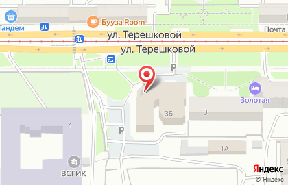 Банкомат Росбанк на улице Терешковой, 3б на карте