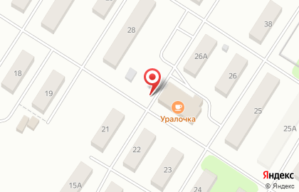 Кафе Уралочка в Ханты-Мансийске на карте