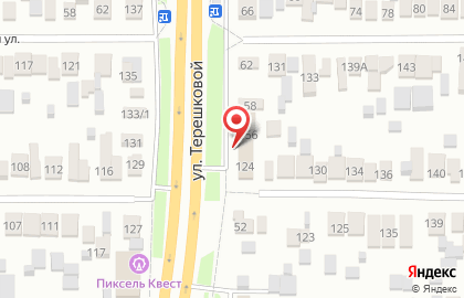 Отделение службы доставки Boxberry на ​Терешковой на карте