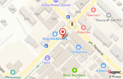 Франчайзинговый супермаркет канцелярских товаров Офискласс на Зои Космодемьянской на карте