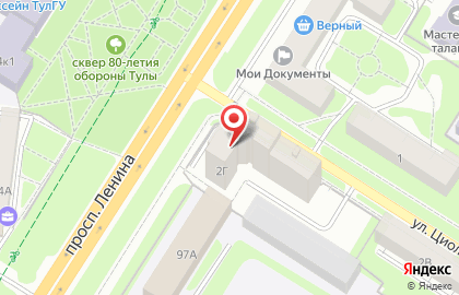 Devore на улице Циолковского на карте