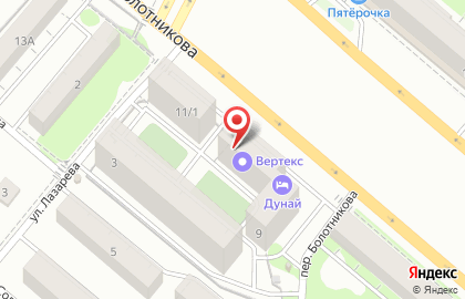 Медицинский центр Айболит на улице Болотникова на карте