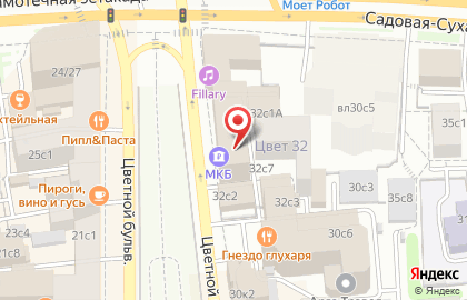 Автошкола МосАвтошкола на Цветном бульваре на карте